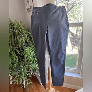 Alfani Pull On Pants Gray